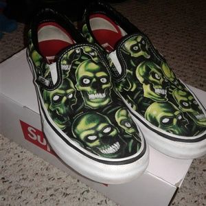 Supreme Vans slip ons